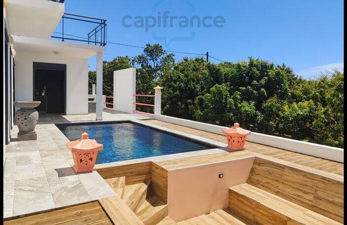 Villa contemporaine F6 avec piscine & vue mer – Sainte-Rose — photo 2