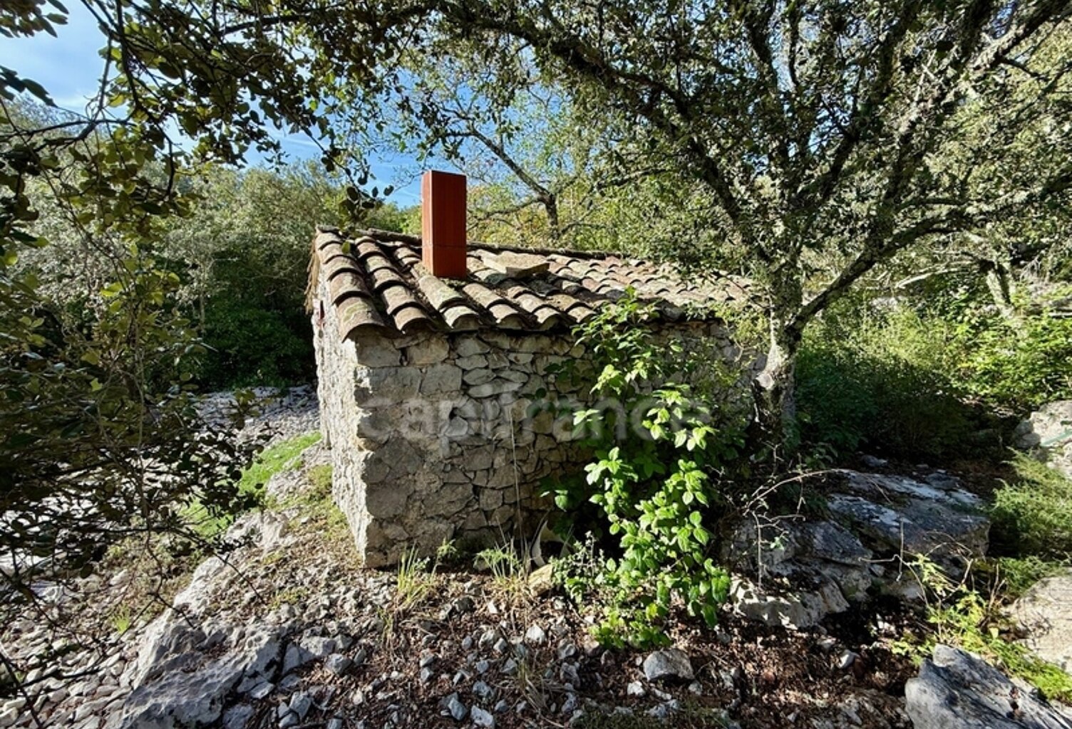 Terrain à vendre avec Mazet en pierre  SAUVE (30) — photo 1