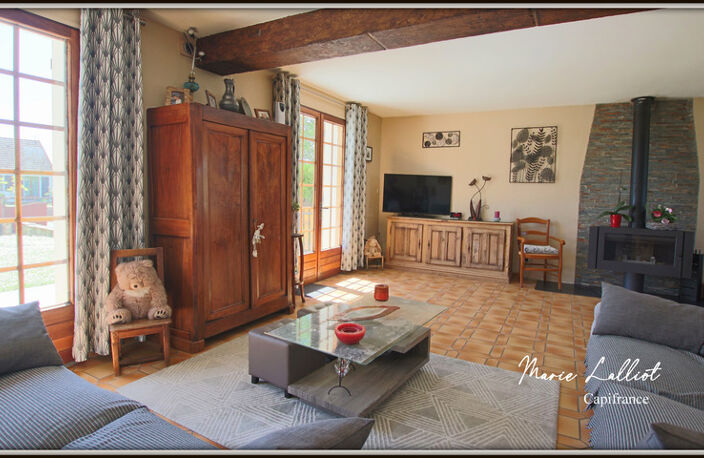Maison à vendre 7p, 194m², Le Malesherbois, plain-pied, école, RER, séjour spacieux, double garage, 5 chambres — photo 4