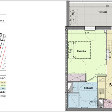 Appartement 2 pièces 159900 €