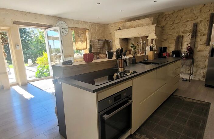33710 - TAURIAC - MAISON EN PIERRES RENOVEE SUR 3900 M² PARC PAYSAGER — photo 5