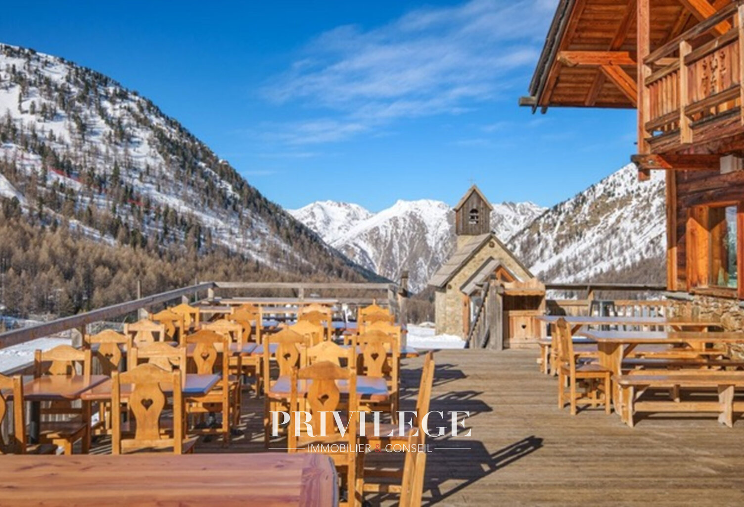 ISOLA 2000   Chalet skis aux pieds   Murs & Fonds   Fort pot — photo 1