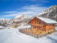 ISOLA 2000   Chalet skis aux pieds   Murs & Fonds   Fort pot — photo 2