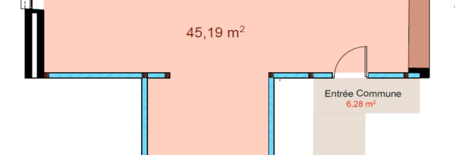 Appartement 2 Pièces 45 m² à vendre à Saint-Priest (69800)