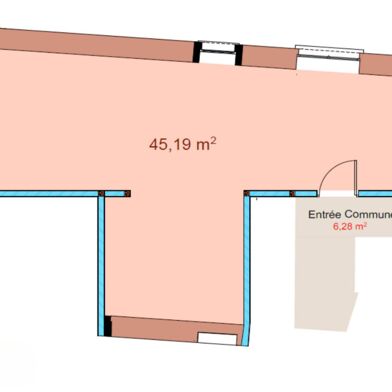 Appartement 2 pièces 115000 €