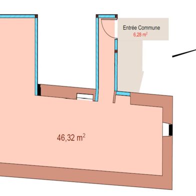 Appartement 2 pièces 115000 €