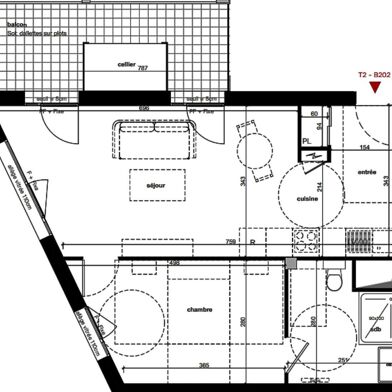 Appartement 2 pièces 336000 €
