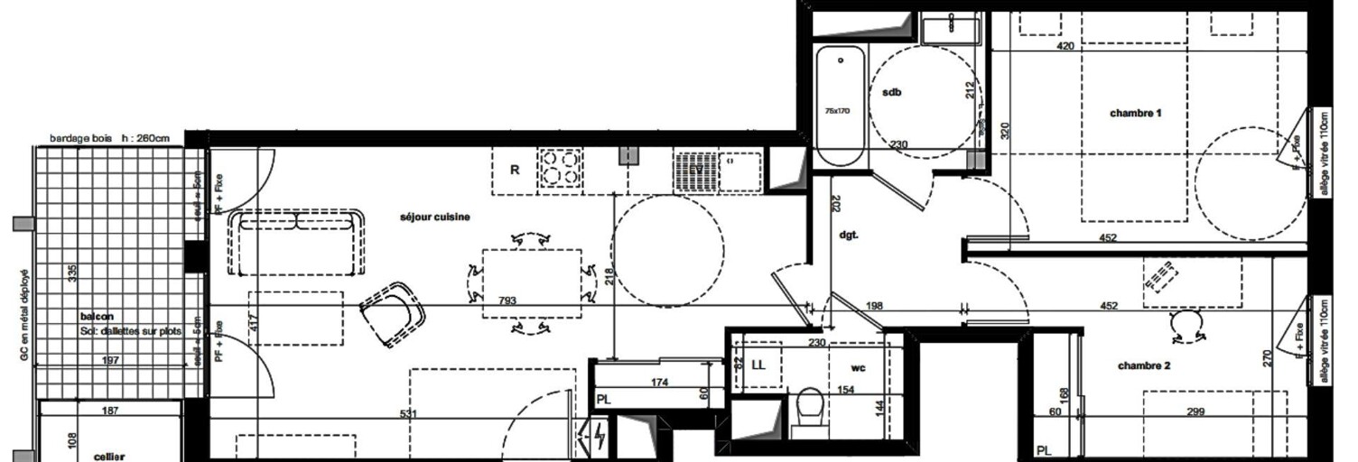Appartement 3 Pièces 64 m² à vendre à Saint-Julien-en-Genevois (74160)