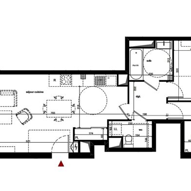Appartement 3 pièces 493000 €