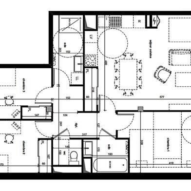 Appartement 4 pièces 523000 €