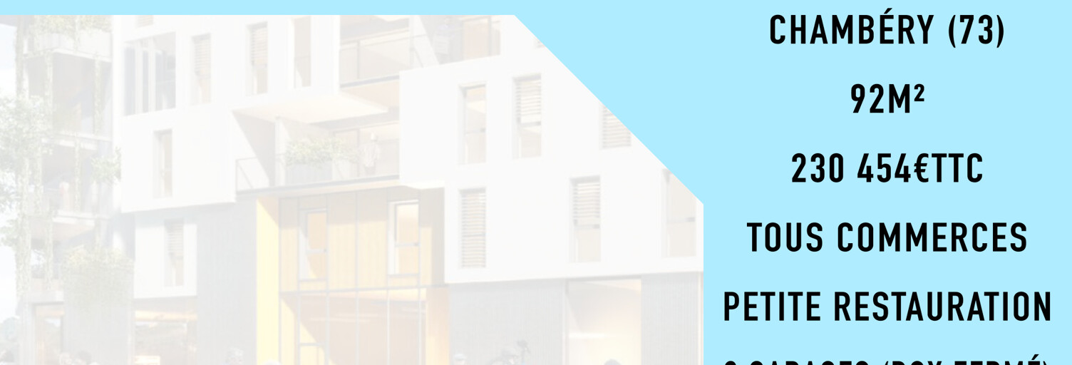 Commerce  92 m² à vendre à Chambéry (73000)