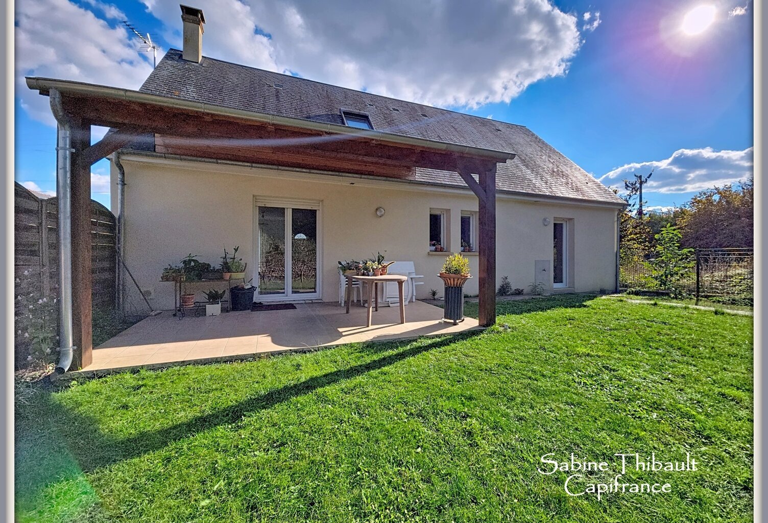 Dept Indre-et-Loire (37), à vendre Savigné-sur-Lathan, maison 5 pièces 106 m2 — photo 1