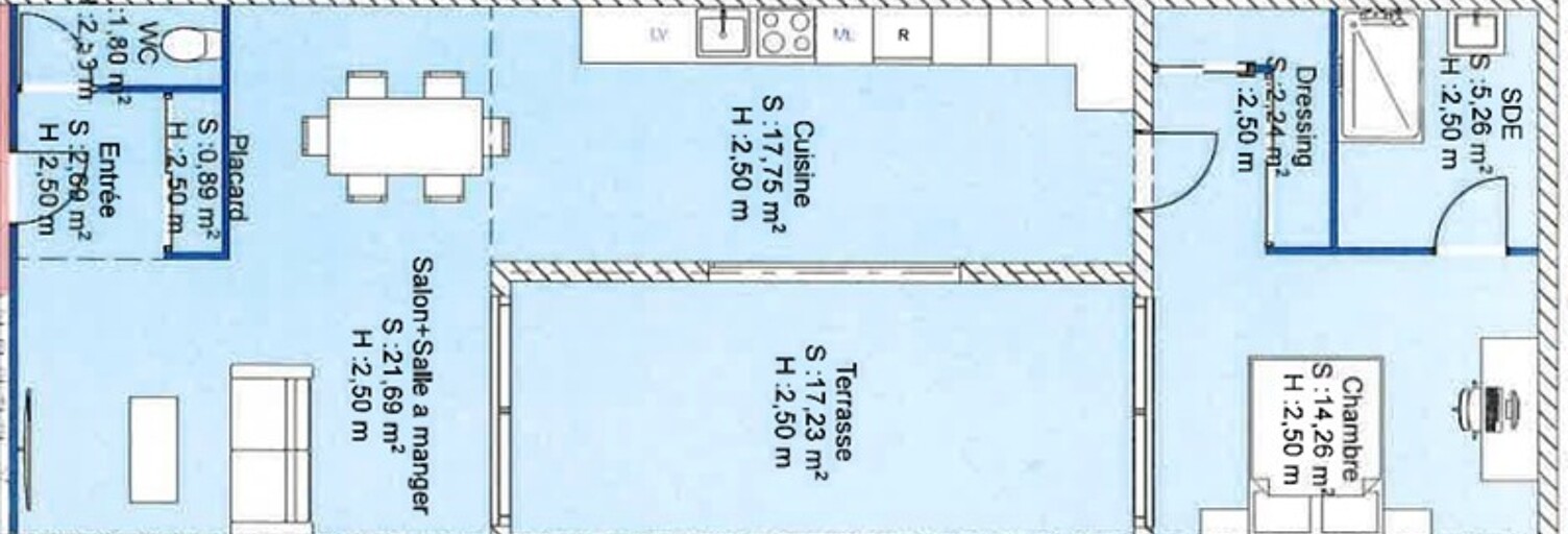 Appartement 2 Pièces 66 m² à vendre à Tarbes (65000)