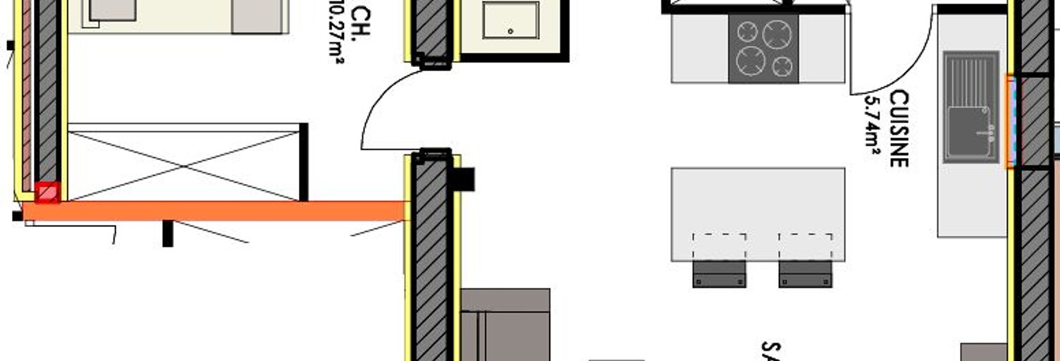 Appartement 2 Pièces 42 m² à vendre à Toulouse (31100)