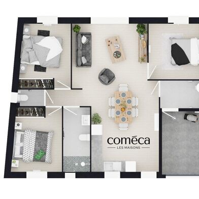 Maison 4 pièces 279000 €