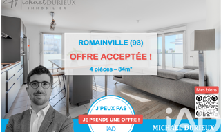 Appartement 4 Pièces 84 m² à vendre à Romainville (93230)