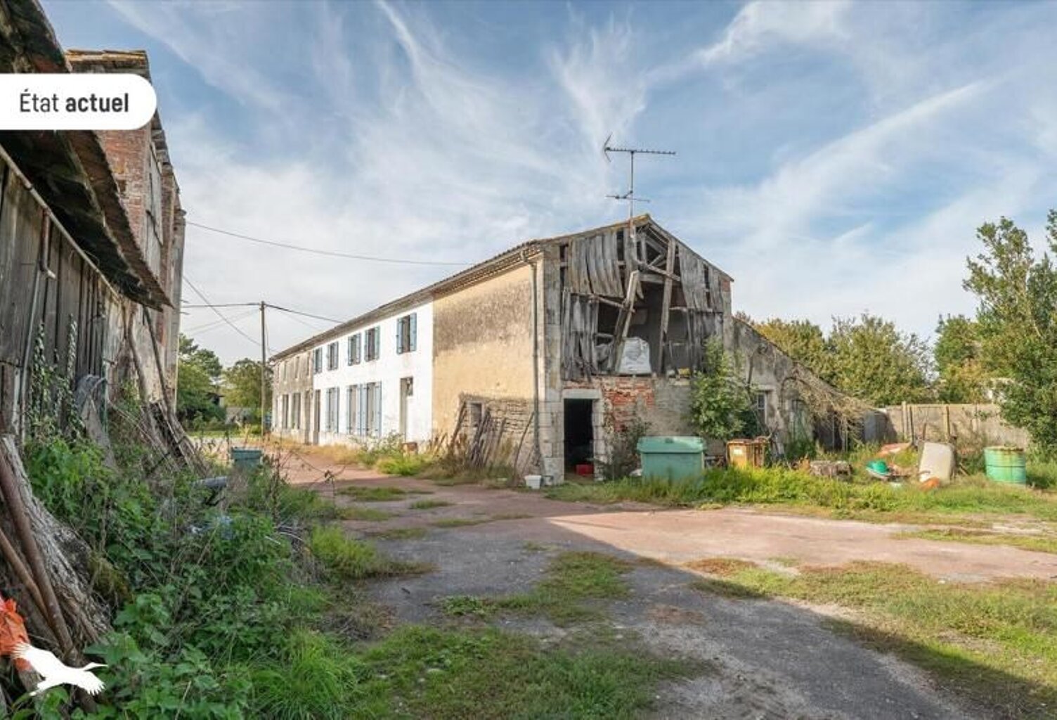 Charentaise de 3 pièces principales — photo 1