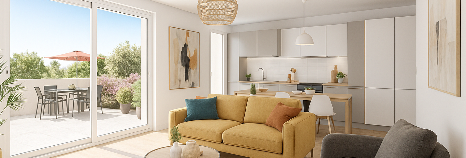 Appartement neuf T2, T3 Pièce 40 à 63 m² à vendre à Toulon (83000)