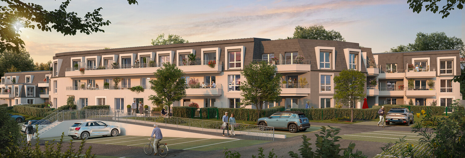 Appartement neuf T1, T2 Pièce 25 à 49 m² à vendre à Quincy-sous-Sénart (91480)
