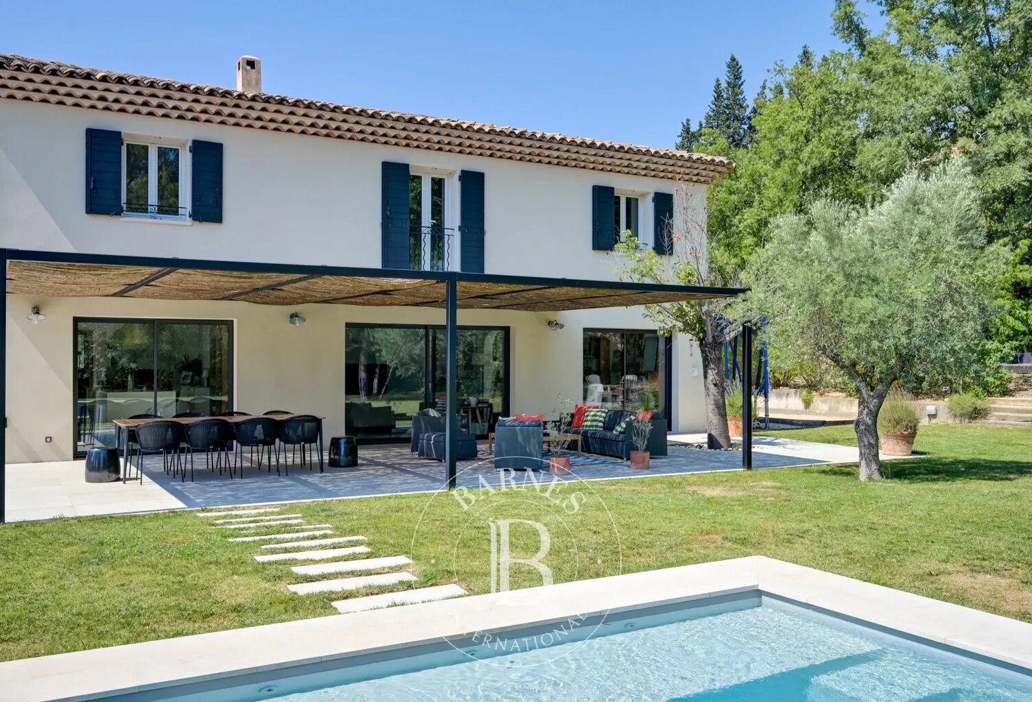 AIX-EN-PROVENCE – BASTIDE RENOVEE- 5 CHAMBRES -  PISCINE - TENNI — photo 1