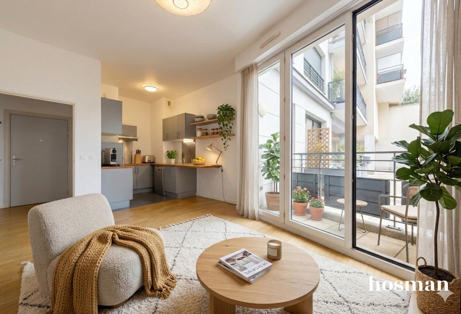 RDC - Appartement 2 pièces lumineux avec balcon - Rue de Paris, Boulogne-Billancourt — photo 1