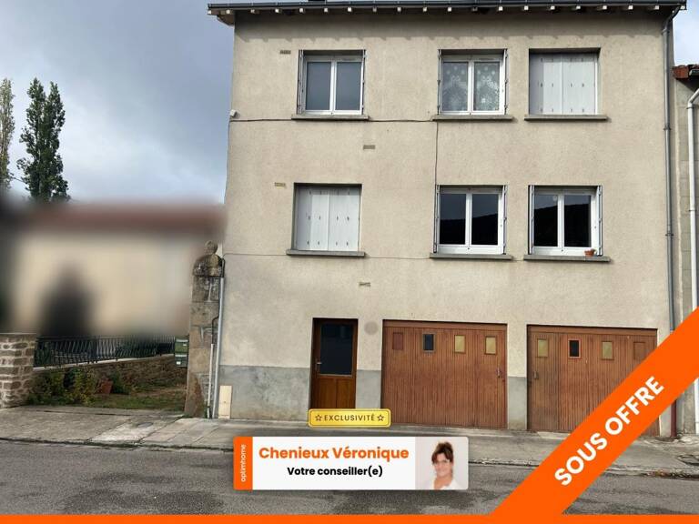 Immeuble de rapport à vendre à CHATEAUPONSAC (Haute-Vienne) - 2 Appartements Type F3 - 4 Garages — photo 1