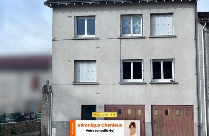 Immeuble de rapport à vendre à CHATEAUPONSAC (Haute-Vienne) - 2 Appartements Type F3 - 4 Garages — photo 2