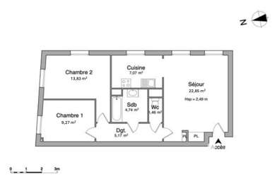 Appartement 3 pièces 199000 €
