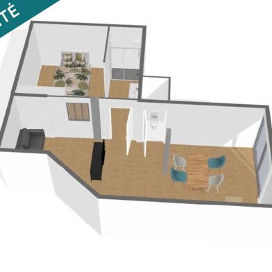 Appartement 2 pièces 129000 €