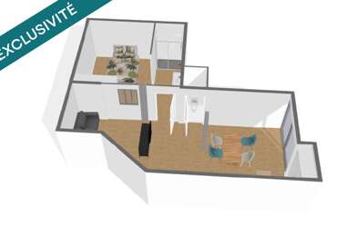 Appartement 2 pièces 129000 €