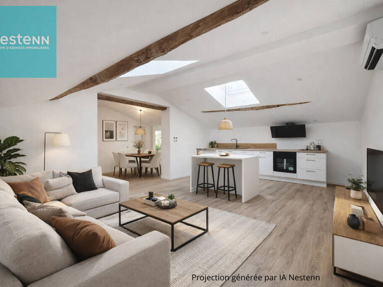 Appartement à vendre T2 rénové 80m² avec parking, centre Villefranche De Lauragais — photo 1