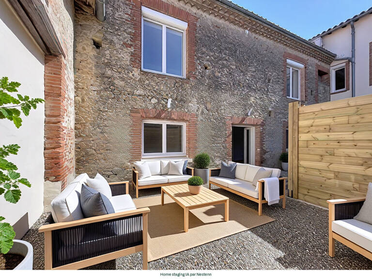Appartement à vendre T3 RDC, 71m², jardin et parkings, centre Villefranche de Lauragais — photo 1