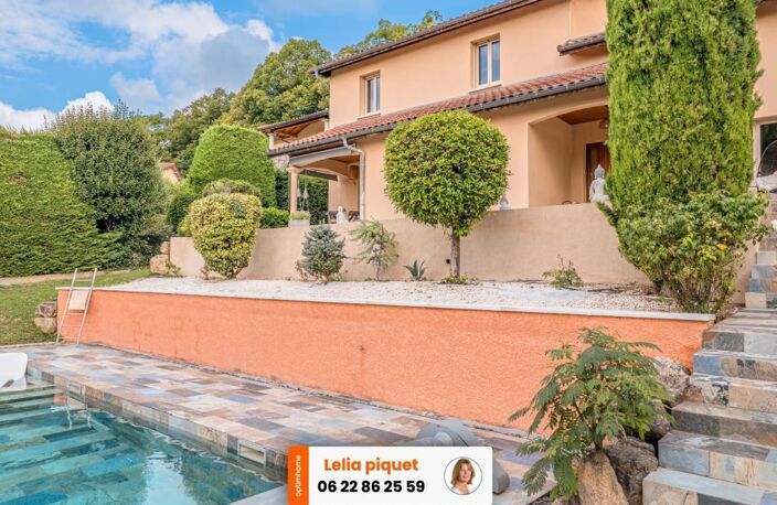 69110 SAINT FOY LES LYON - MAISON + APPARTEMENT INDEPENDANT- PISCINE - GARAGE - JARDIN - VUE PANORAMIQUE - PROCHE DES COMMODITES - CALME — photo 5