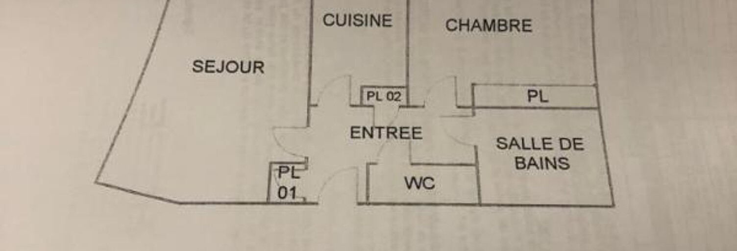 Appartement 2 Pièces 44 m² à louer à Rouen (76000)