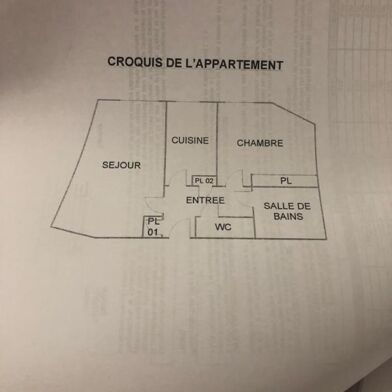 Appartement 2 pièces 510 €