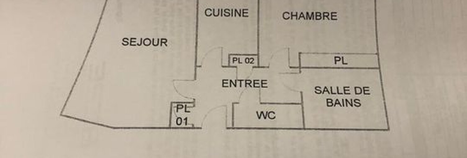Appartement 2 Pièces 44 m² à louer à Rouen (76000)