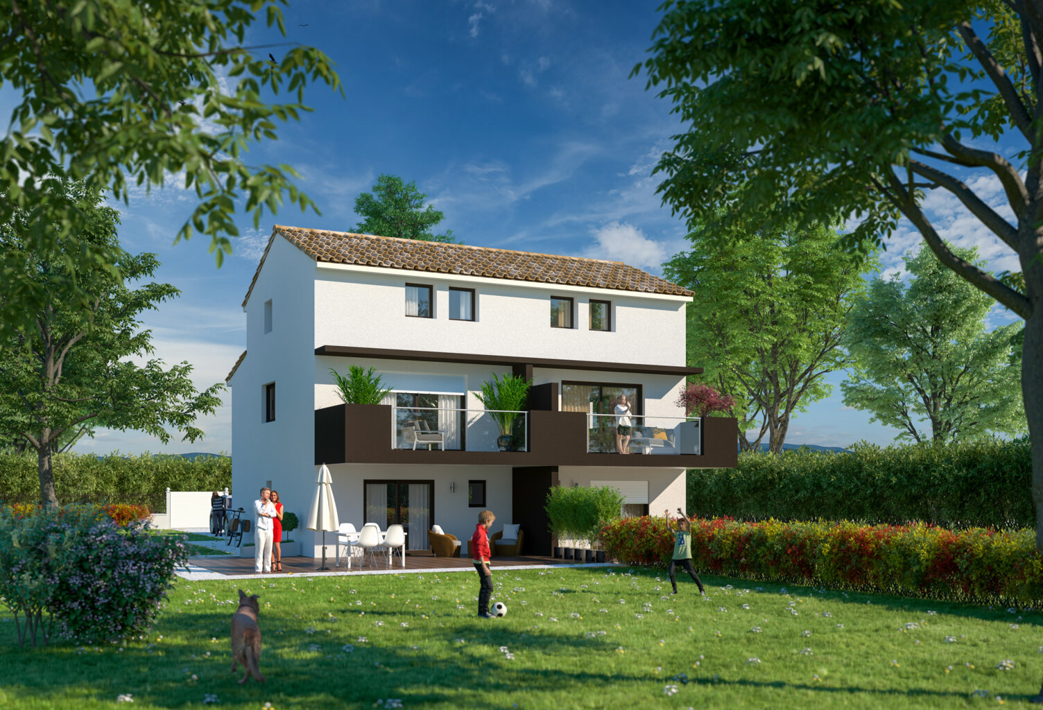 Villa neuve 3 faces, grand garage ... — photo 1