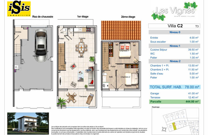 Villa neuve 3 faces, grand garage ... — photo 3