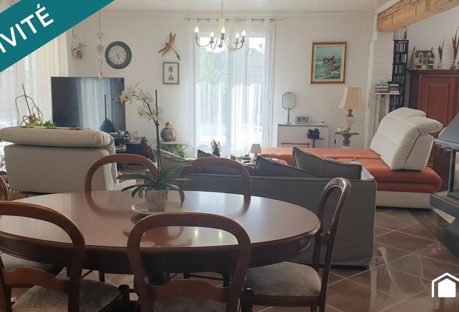 Maison familiale de plain-pied avec piscine et double garage, sur terrain arboré de plus de 1900 m2 à Couquèques (33340) — photo 1