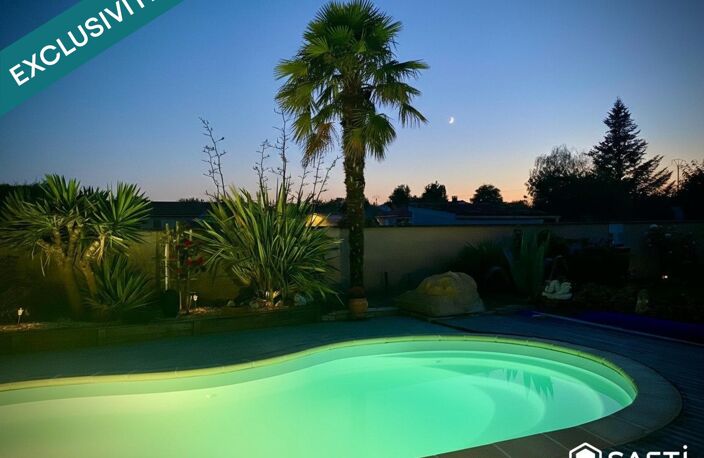 Maison familiale de plain-pied avec piscine et double garage, sur terrain arboré de plus de 1900 m2 à Couquèques (33340) — photo 3