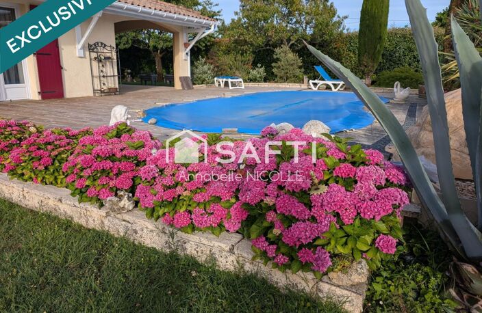 Maison familiale de plain-pied avec piscine et double garage, sur terrain arboré de plus de 1900 m2 à Couquèques (33340) — photo 4