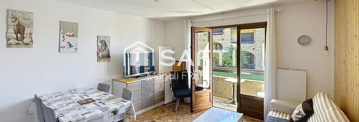 Appartement 2 Pièces 39 m² à vendre à Saint-Léger-les-Mélèzes (05260)