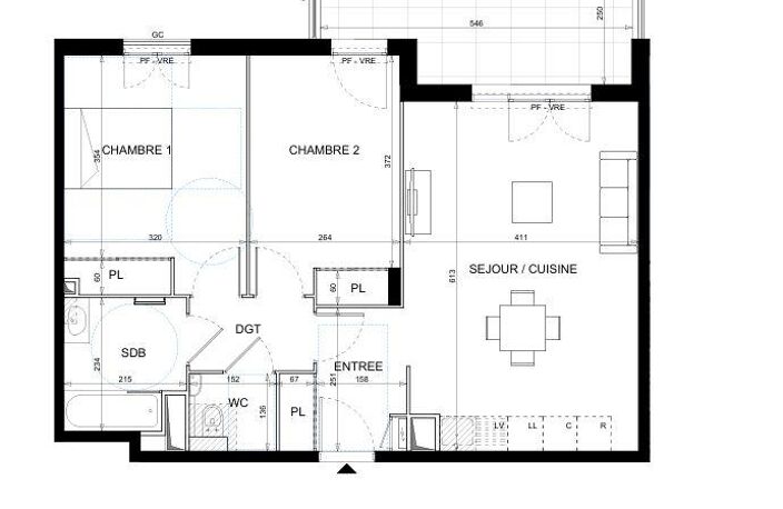 Vente Appartement 3 pièces — photo 2