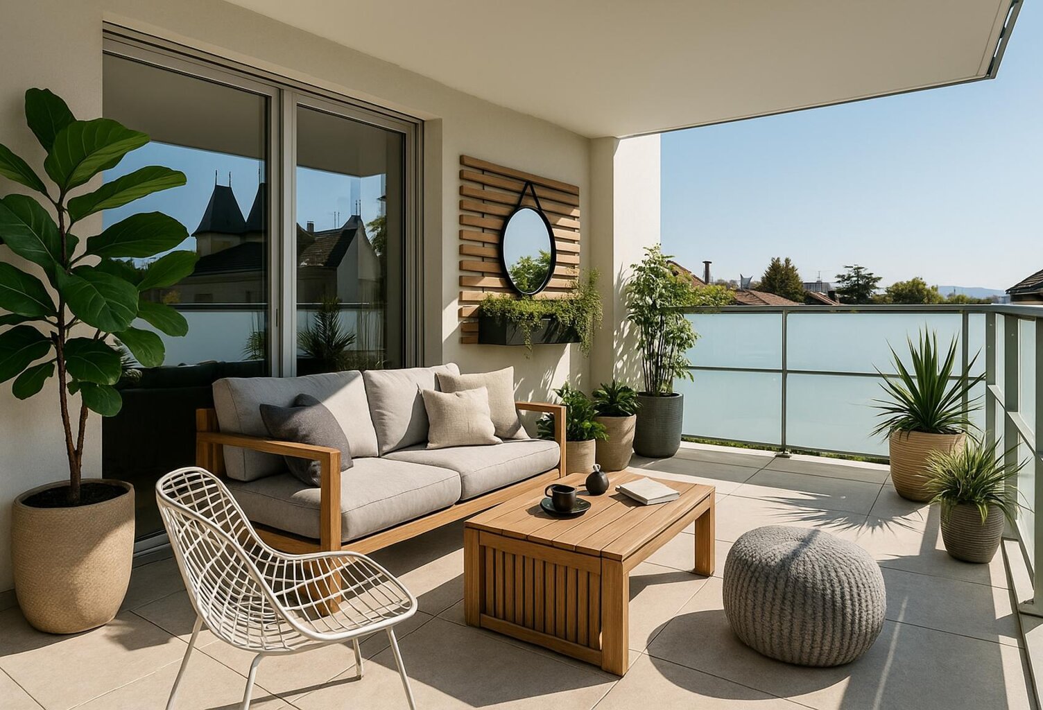 T3 récent, traversant, avec vue et garage inclus — photo 1