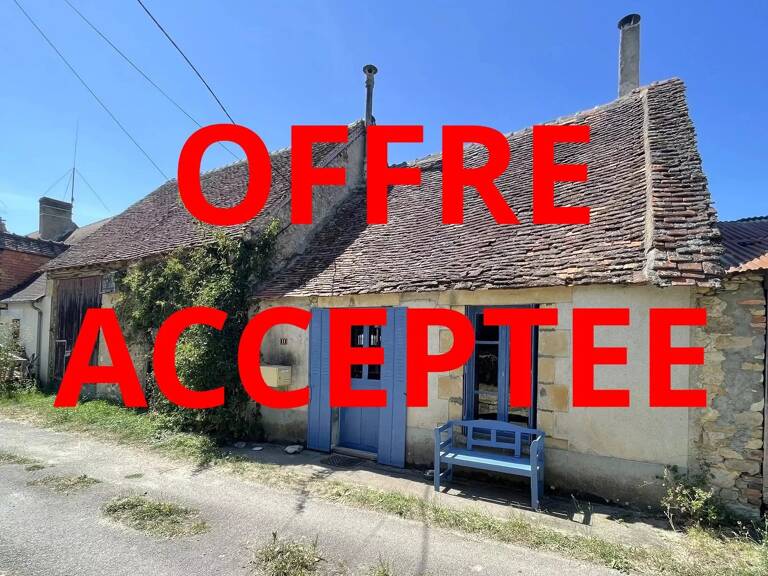Deux maisons avec grange à vendre proche Prissac, Indre 36 — photo 1