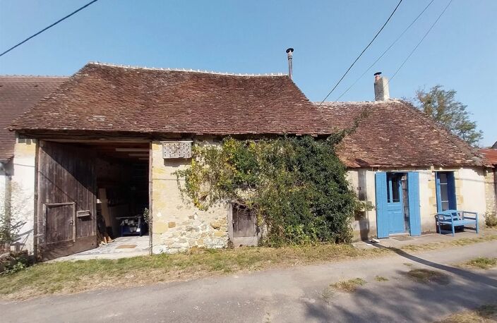 Deux maisons avec grange à vendre proche Prissac, Indre 36 — photo 2