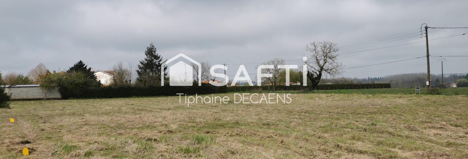 Terrain  1085 m² à vendre à Doussay (86140)