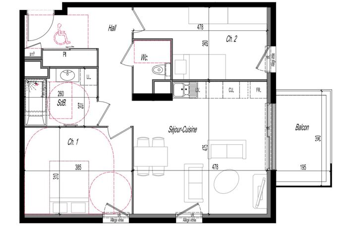 Vente Appartement 3 pièces — photo 4