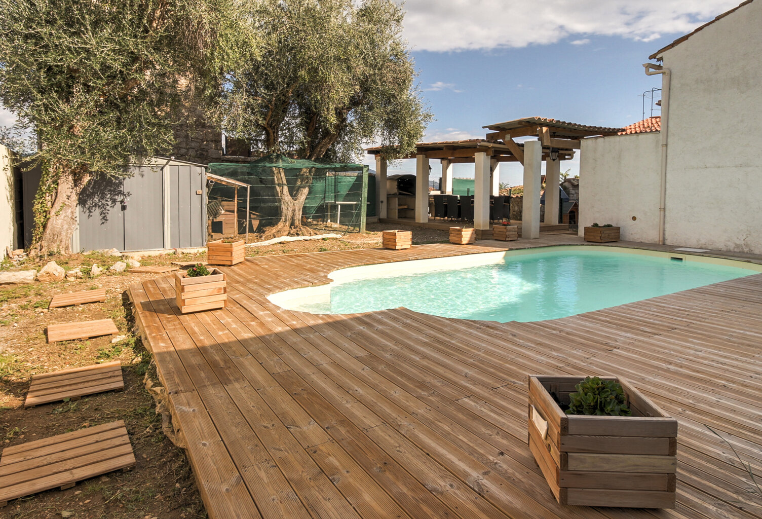 Maison de village 6 pièces avec jardin et piscine   Châteaun — photo 1