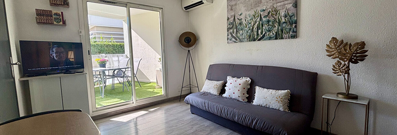 Appartement 2 Pièces 27 m² à vendre à Cagnes-sur-Mer (06800)